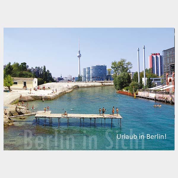 Postkarte Berlin am Meer Urlaub in Berlin