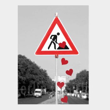 Postkarte Streetart for you